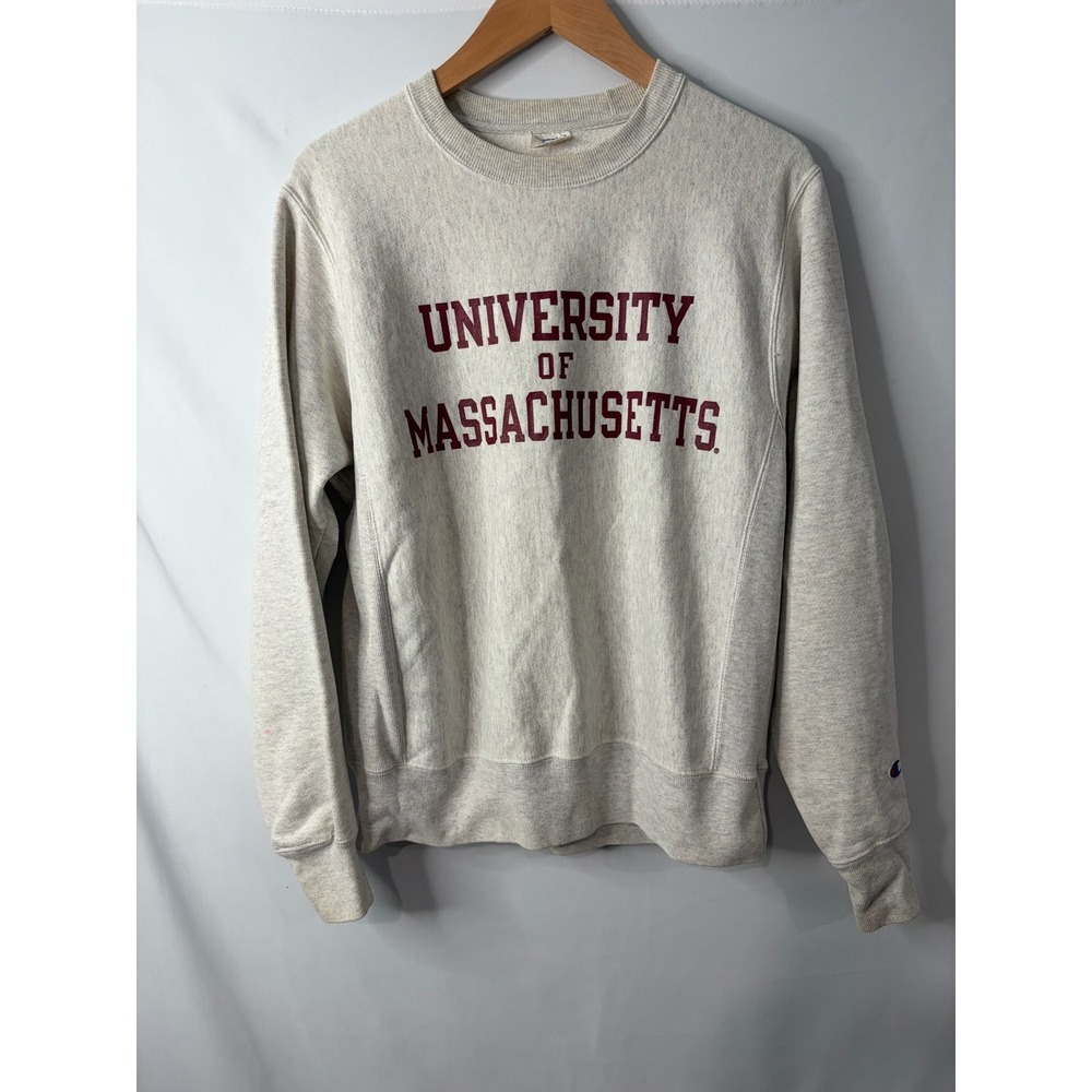 Vintage University of Massachusetts Sweatshirt Men Small Champion Reverse Weave